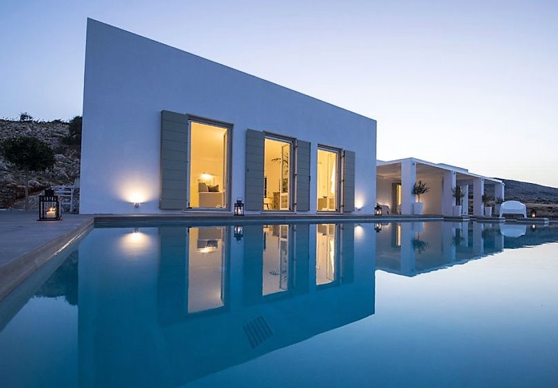 Paros - luxueuse villa moderne avec vue imprenable